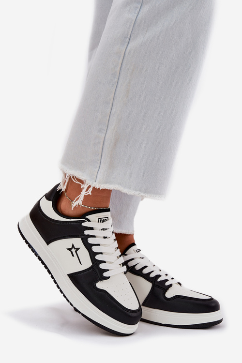 Dámske Tenisky Big Star RR274A240 HI-POLY SYSTEM Biela-Čierna