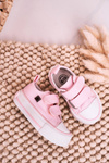 Dětské Tenisky Na Suchý Zip  BIG STAR HH374099 Růžové