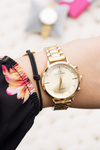 Trendy Gold Women Watch with Giorgio & Dario Bracelet