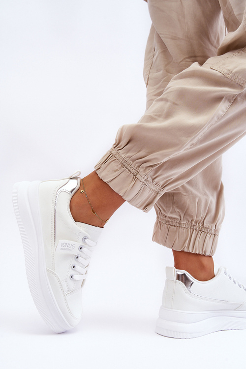 Klasické dámske biele športové topánky Ronesha