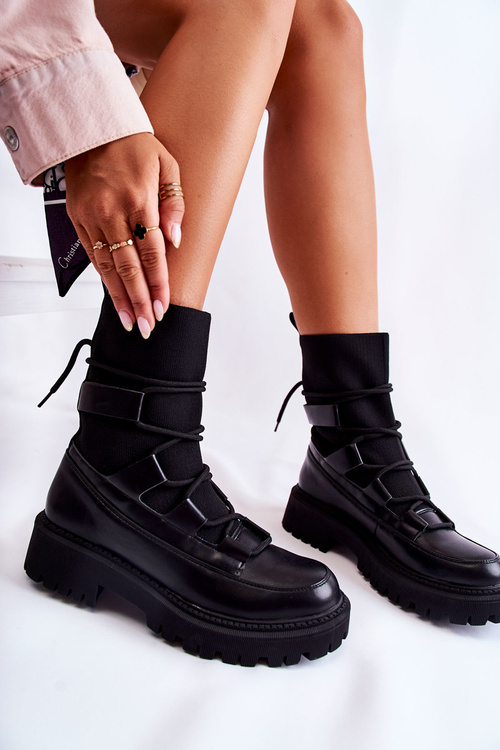 Dámské Boty Pracovníci S Ponožkou Černá Fallor