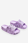 Módne dámske papuče na masívnej platforme Lorette Purple Platform