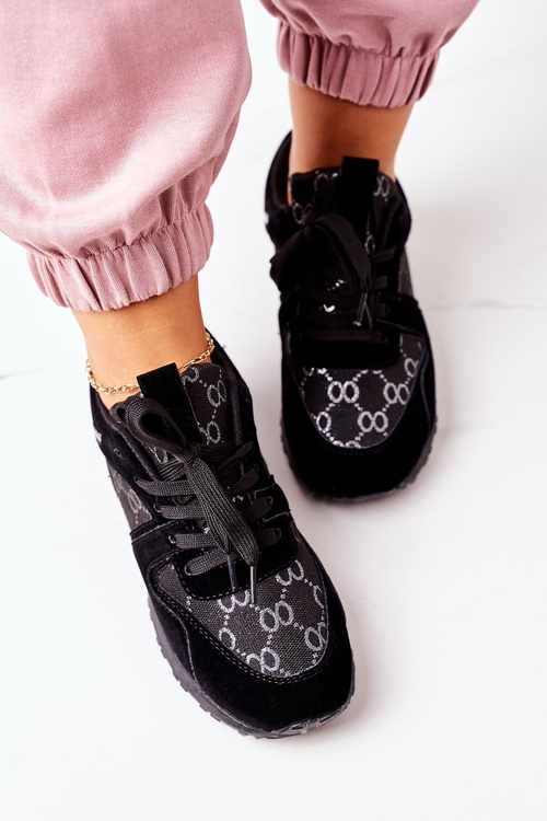 Tenisky čierne a strieborné aruba