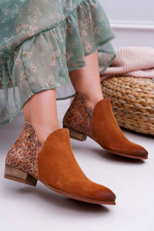 Dámske kožené topánky Maciejka Rude 04091-49