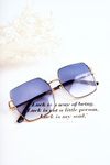Veľké slnečné okuliare V160020 Blue-Gold