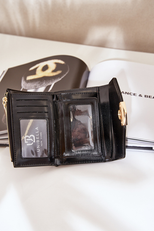 Lakovaný Dámsky Peňaženka Čierny Rahner