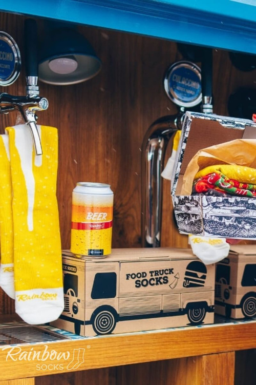 Pepsi x Rainbow ponožky Food Truck Ponožky sada 3 párů