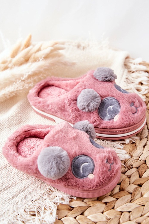 Papci so zvieracou tmavo ružovou pandiou