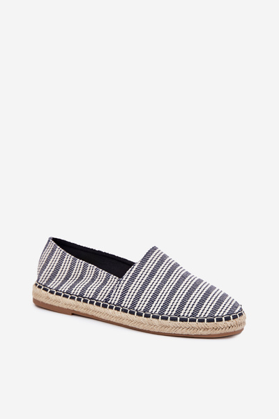 Pánske espadrilky s pletením tmavomodré Daniell