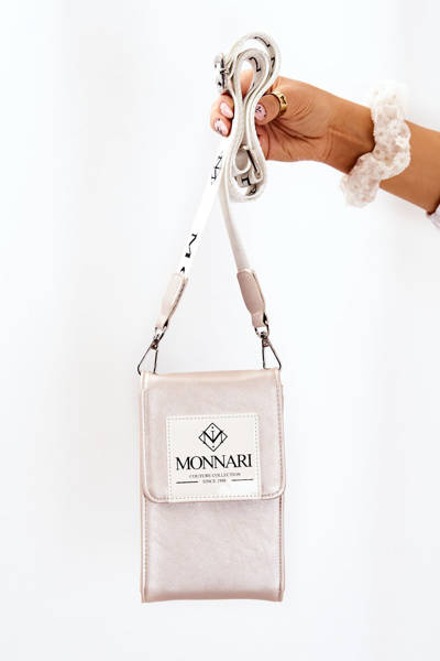 Elegantná malá strieborná kabelka Monnari EtuA030-022