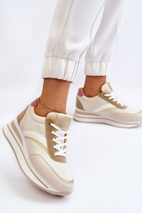 tenisky na klínku Béžové Hermain