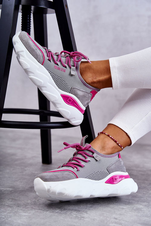 Dámské tenisky Memory Foam System Big Star KK274030 Šedá