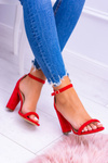 Lu Boo Suede Red Sandále na mieste Ripley