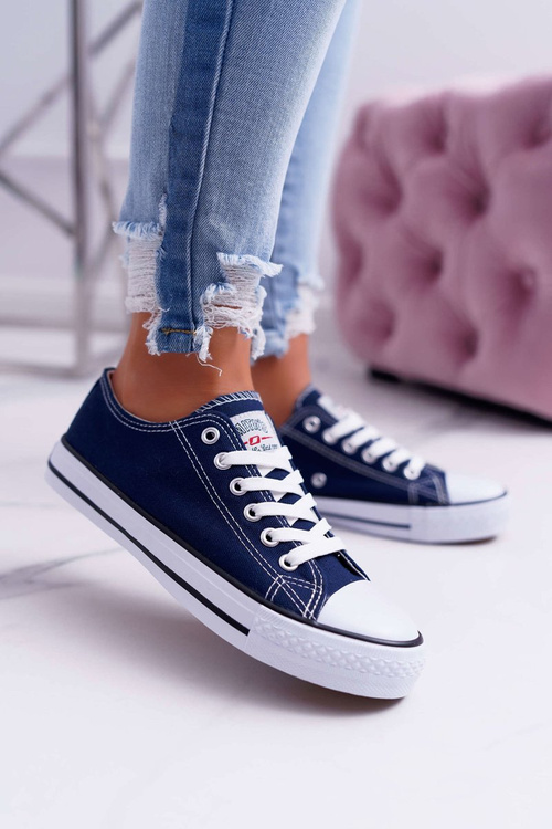 Dámske nízke tenisky Smith's Navy Blue