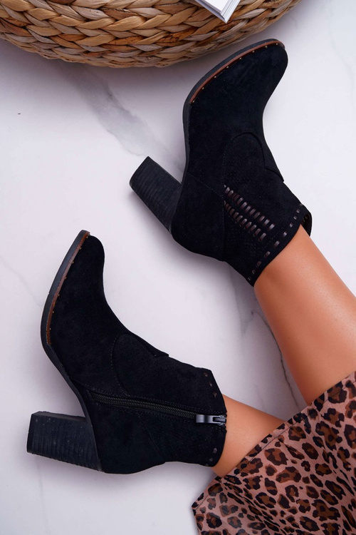 Ženské topánky na čiernom Westhema Suede Post