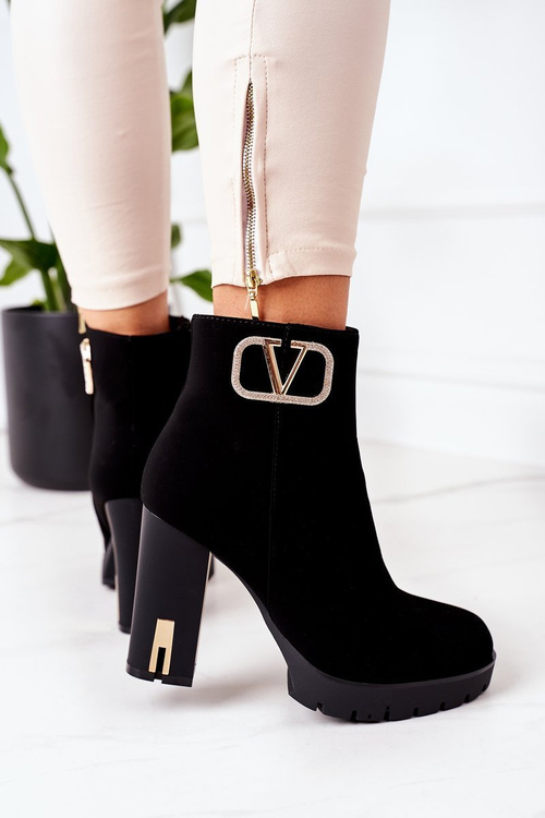 Teplé Boty Na Soupku Černé Wonderful