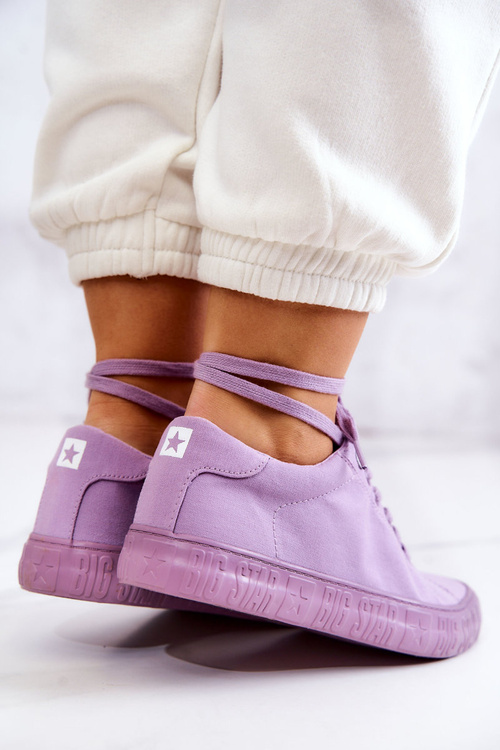 Dámske nízke tenisky Veľká hviezda JJ274416 Purple