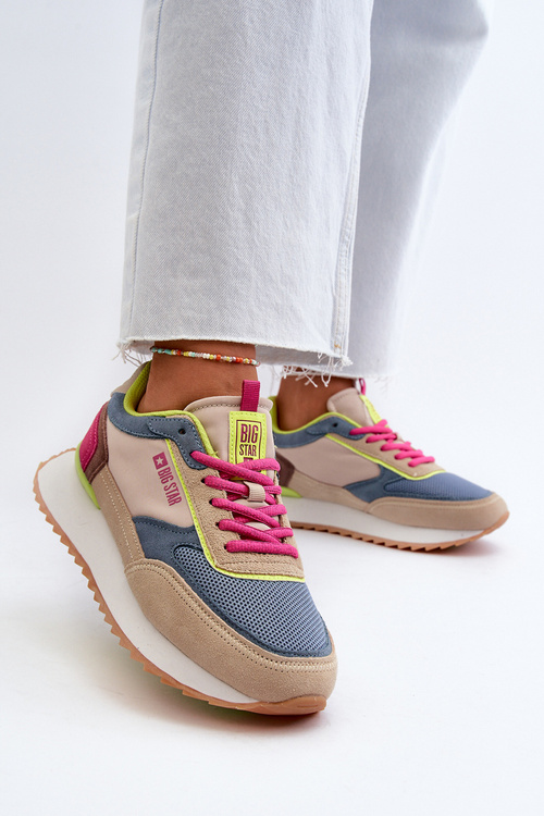 Dámské tenisky s paměťovou pěnou Memory Foam System Big Star NN274692 Multikolor