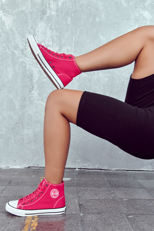 Dámské Vysoký Tenisky Big Star JJ274210 Fuchsie