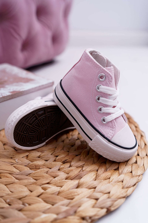 Tenisky pre deti s vysokým ružovým filimonom