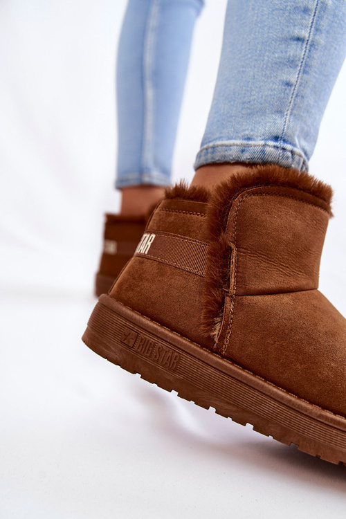 Dámské boty do sněhu Big Star KK274620 Hnědé