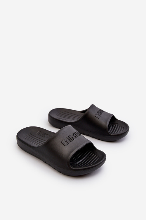 Ľahké pórovité detské sandále Big Star NN374556 Čierne