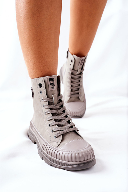 Dámska veľká hviezda II274350 Dámske pasce sivé