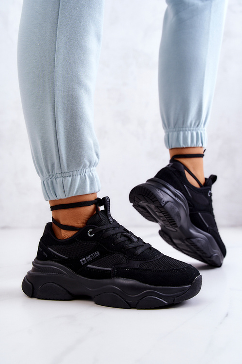 Dámské Sneakers Sportovní Obuv Big Star JJ274578 Černá