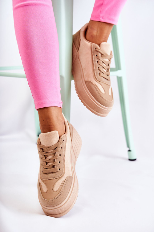 Dámské sportovní semis boty béžové Segurro