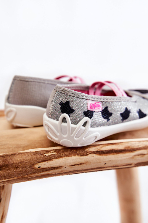 Ballerina Papcie Befado Kittek 116x302 Gray