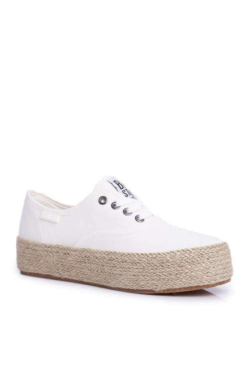 Dámske espadrilles Big Star White FF274143