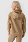 Dívčí Nekožená Mikina S Kapucí Hladká Béžová 4F 4FJWMM00TSWSF1316-83S