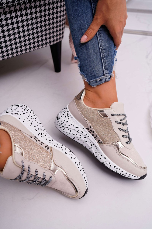 Dámská Sportovní Obuv se silnou Podrážkou béžové Nokien