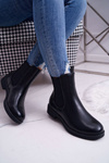 Dámske topánky Black Chelsea Boots 8BT35-1489