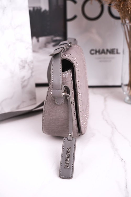 Dámská Kabelka MONNARI BAG4250-019 Semišová šedá