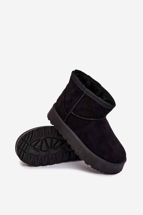 Detské snehule s teplou podšívkou Big Star SS374018 Čierne