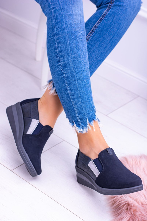 Sergio Leone Navy Shoes na platforme Sedici