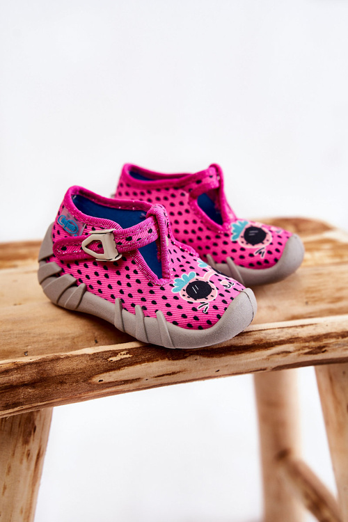 Befado papci topánky jahody 110p455 ružové