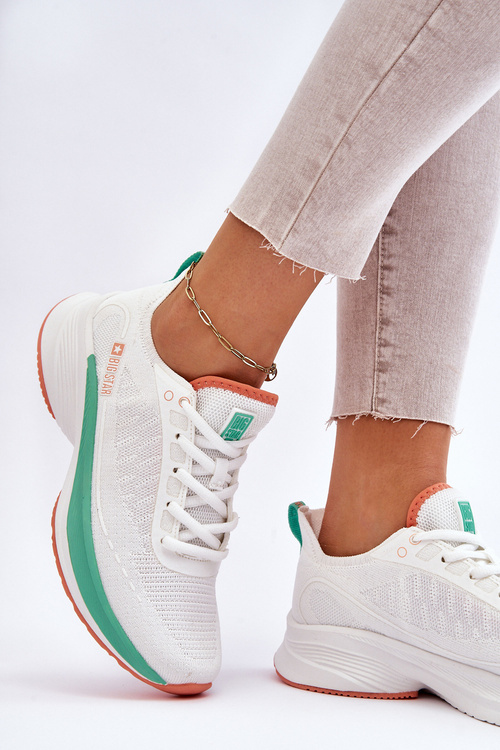 Pamäťový penový systém Big Star LL274328 Biele športové topánky