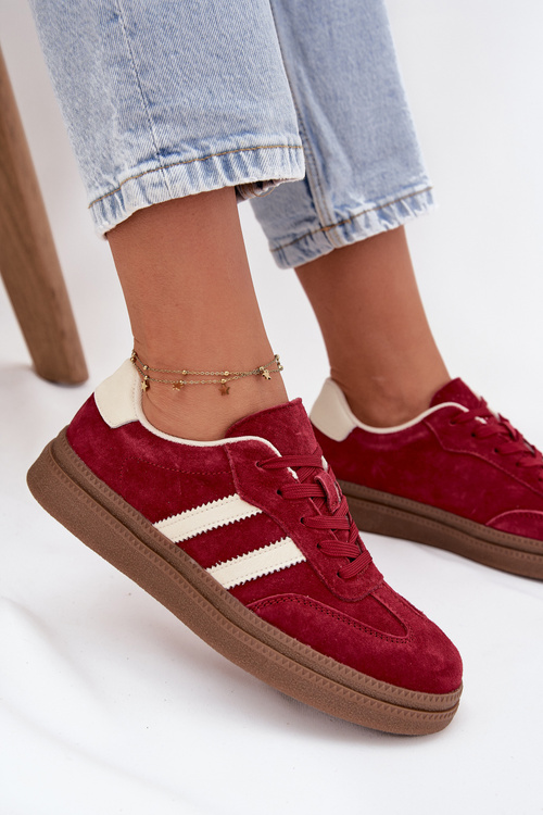 Dámske semišové tenisky na platforme Bordeaux Sylviona