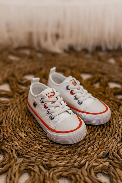 Detská klasická nízka veľká hviezda HH374089 Biele tenisky