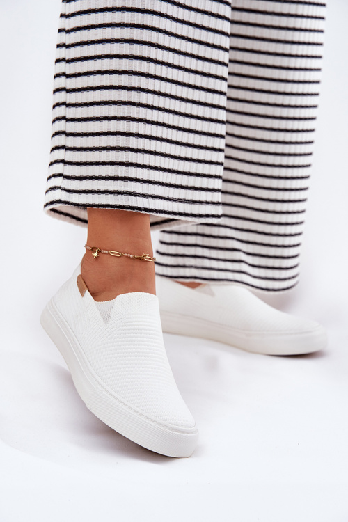 Dámské Tenisky Slip-On Big Star RR274717 Bílé