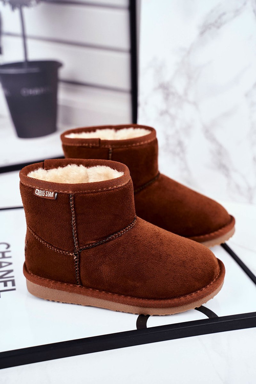 Dětské Sněhule Big Star zateplené Camel  GG374082