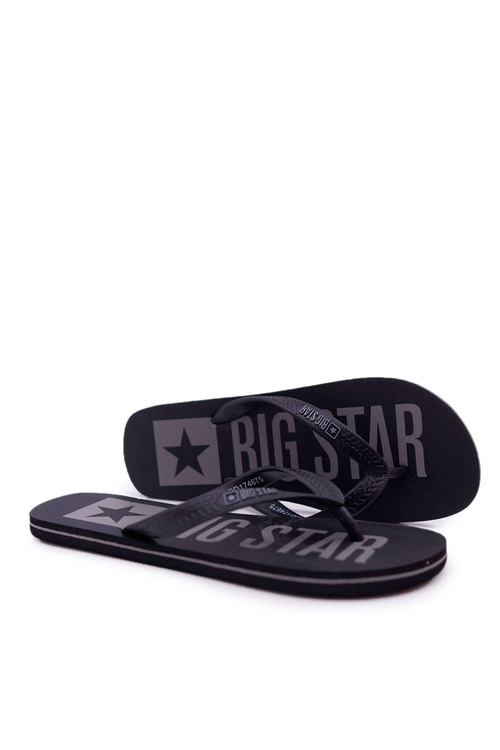 Pánske žabky Big Star Black DD174675