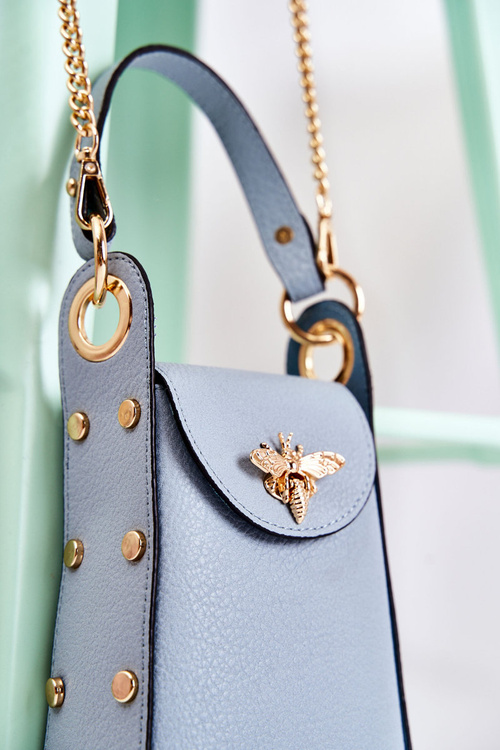 Malá dámská kabelka s Ornamentem Modrý Ellies