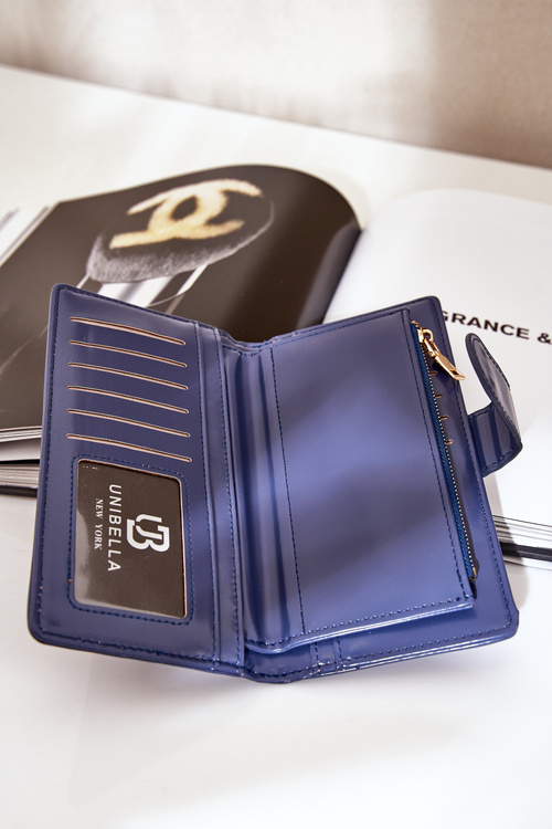 Dámská Peněženka Z Eko Kůže Tmavě Modrá Kalinessa