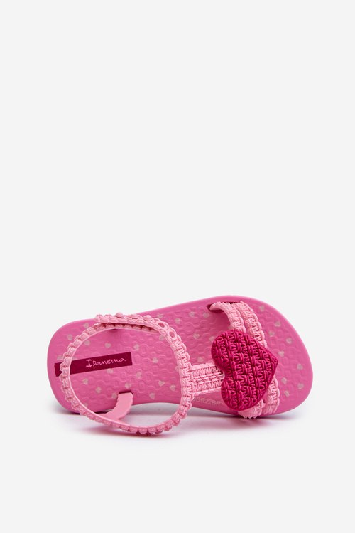 Dětské sandálky srdcem 81997 Ipanema My First Baby růžové