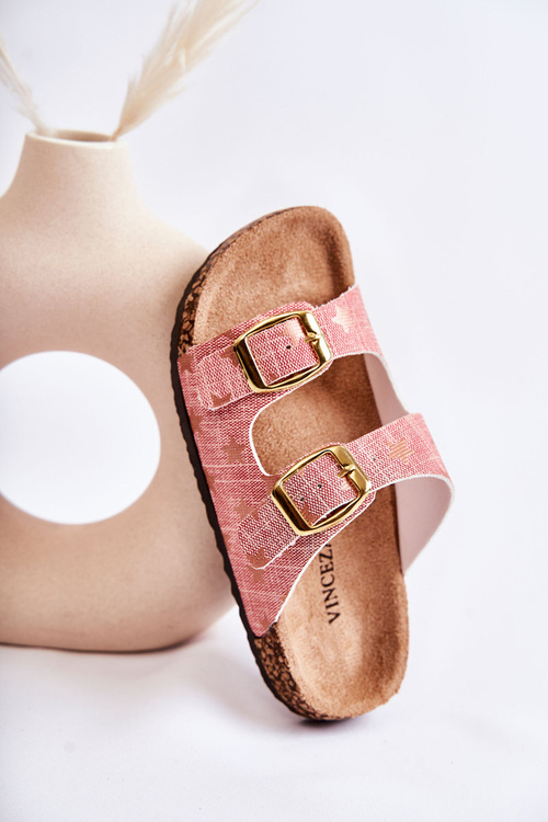 Pohodlné dětské pantofle Červené Ander