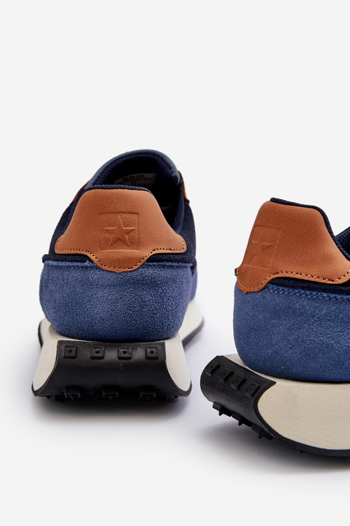 Pánské tenisky s paměťovou pěnou Memory Foam System Big Star NN174356 tmavě modré