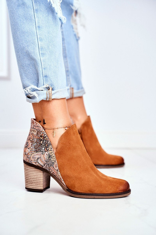 Dámske kožené topánky na Post Maciejka Rude 04492-29